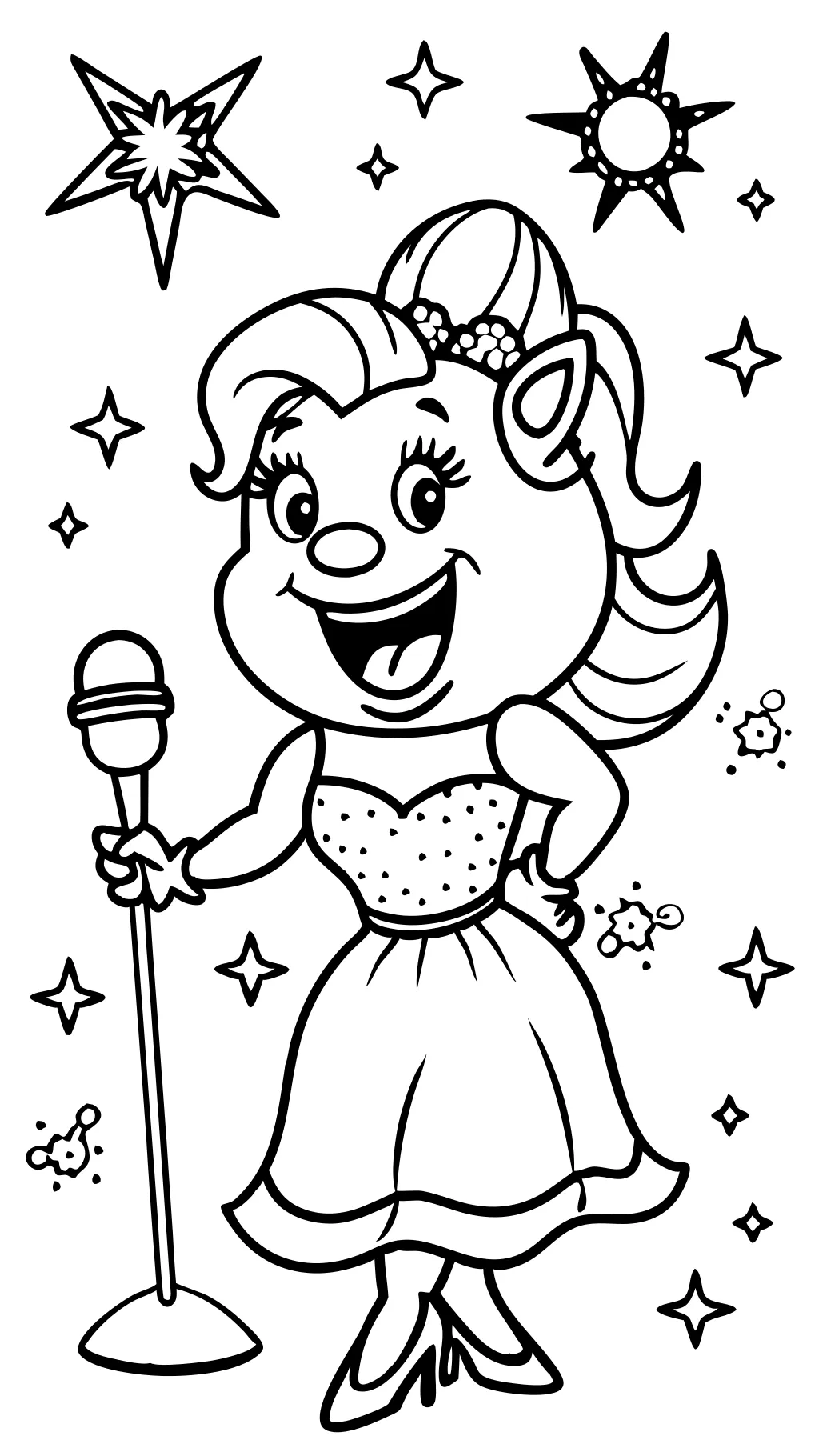 miss piggy coloring pages